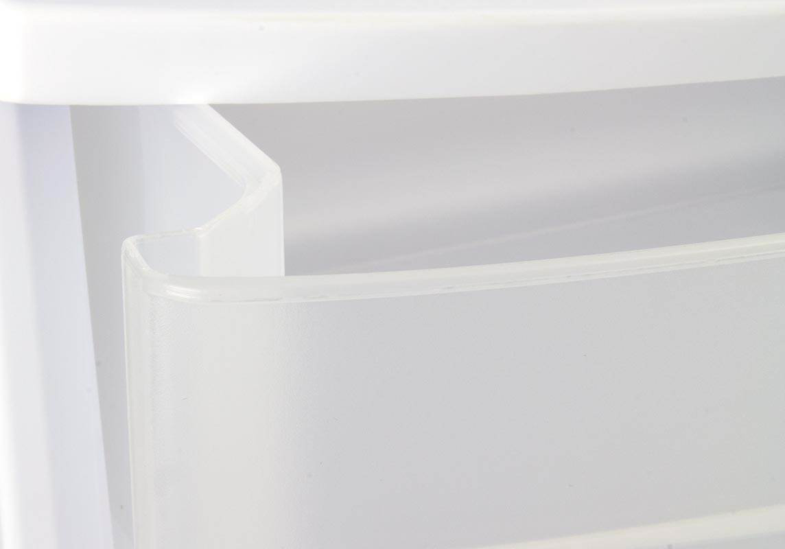 Sterilite At Home 3 Drawer Wide Storage Cart Container with Casters (Set of 4)